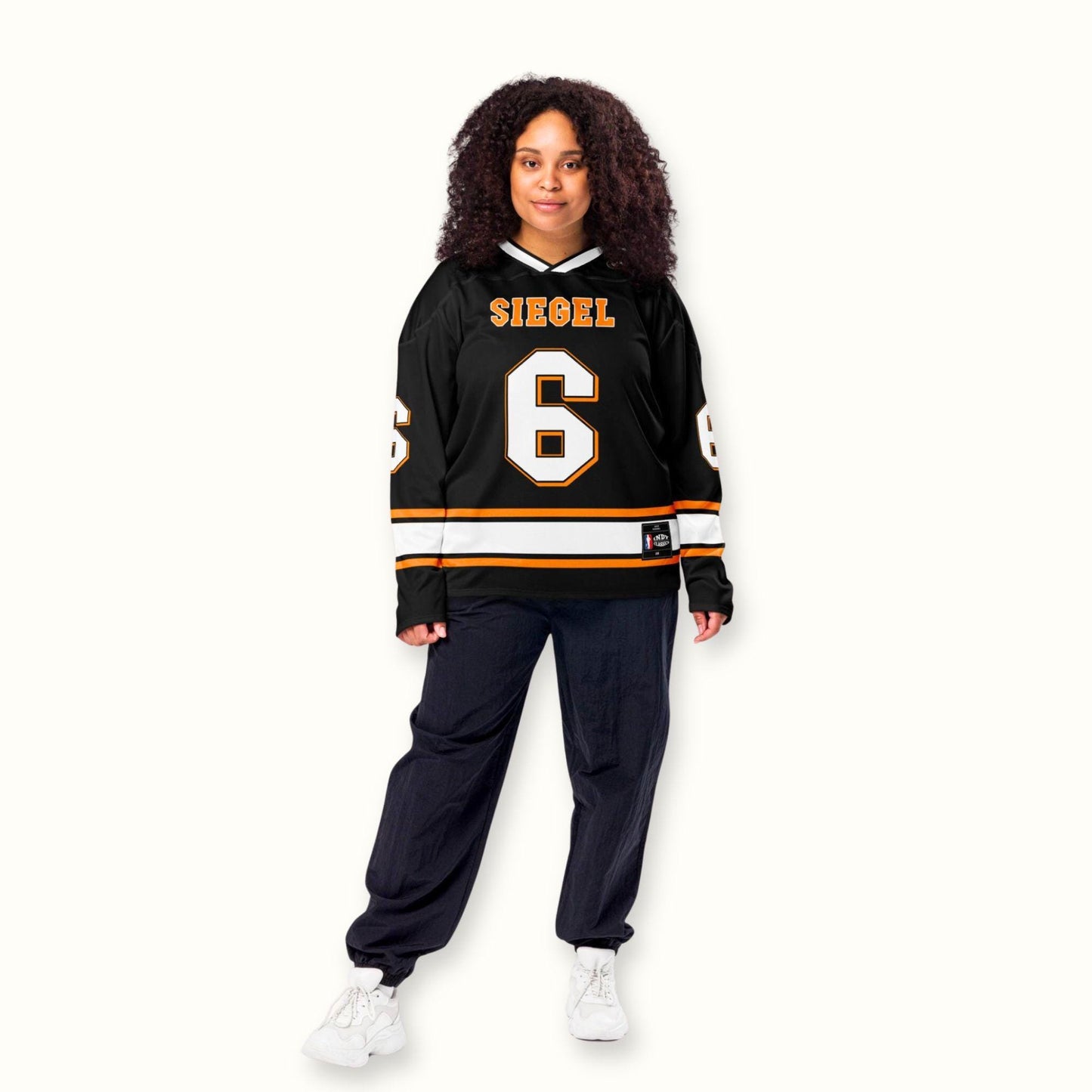 Unisex Oversized Racing Jersey – Lightweight F1 Streetwear Hockey Jersey with Bold Number 6