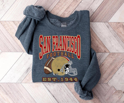 San Francisco Football Shirt, San Francisco Super Bowl Champions Sweatshirt, Sunday Football Shirt, Vintage San Francisco Shirt