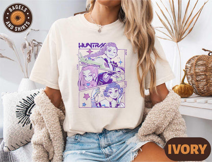 K-Pop Demon Hunters Shirt, Huntrix T-shirt, Demon Hunter Merch Sweatshirt, Anime K-Pop Movie Shirt, Demon Hunters Fan Tee, K-pop Lover Gift