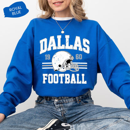 Dallas Football Vintage Style Sweatshirt T-Shirt,Dallas Football Shirt,Cowboy Sweatshirt,Dallas Shirt,Football Shirt,Dallas Fans Gift