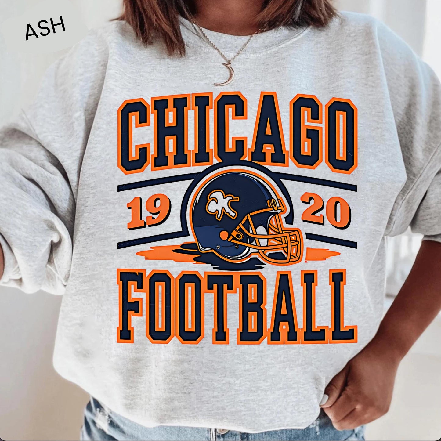 Chicago Football Sweatshirt, Unisex Game Day Crewneck, Chicago Sports Gear, Popular Bear Shirts, Gifts For Her,Chicago Bear Fan Gift