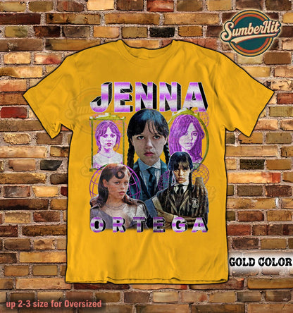 Jenna Ortega Bootleg Graphic Tee Shirt, Halloween T-Shirt