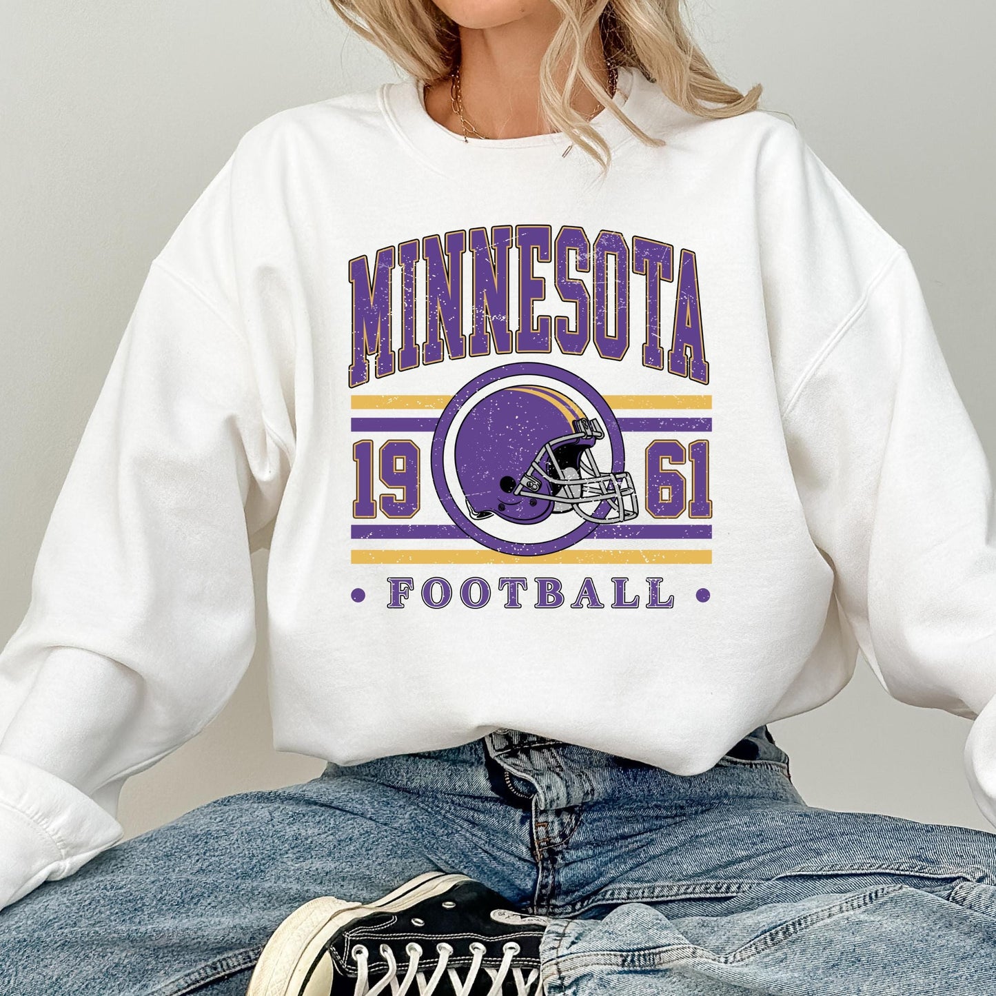 Vintage Minnesota Football Sweatshirt, Retro Sports Fan Shirt, Trendy Game Day Gift Tee, Minnesota Mascot Sweatshirt, Minnesota Football Fan