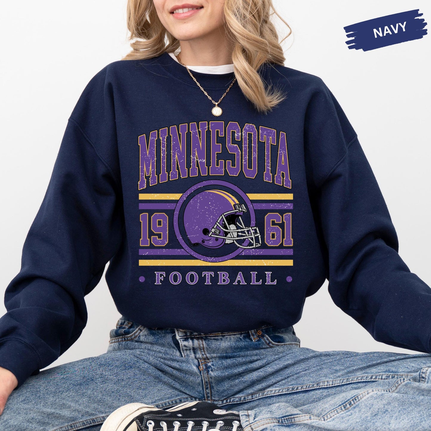 Vintage Minnesota Football Sweatshirt, Retro Sports Fan Shirt, Trendy Game Day Gift Tee, Minnesota Mascot Sweatshirt, Minnesota Football Fan
