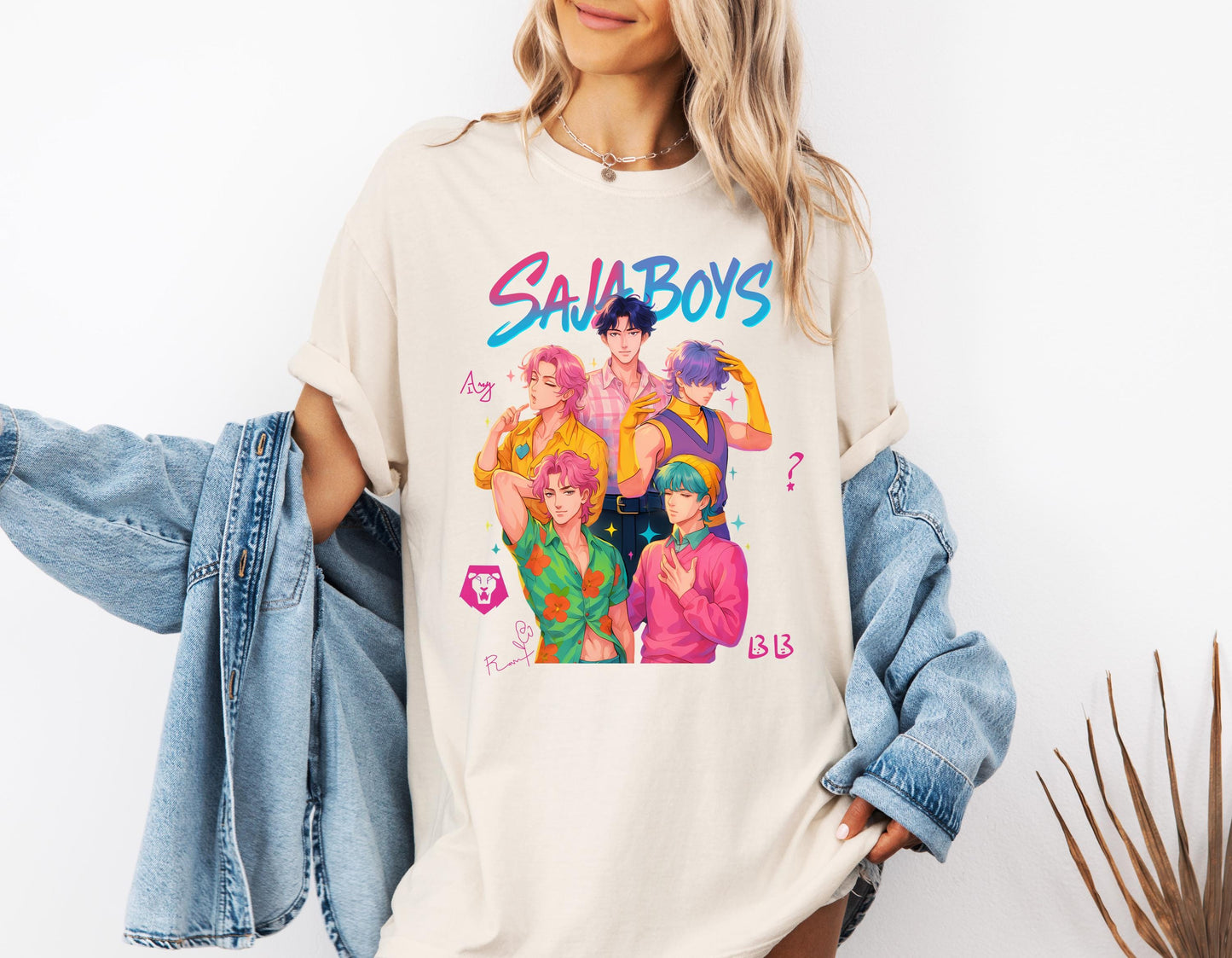 Saja Boys Kpop Demon Hunters Tshirt Gift ,Saja Boys Team,Mira Pullover For Zoey,Demon Hunter Merch,Baby Saja Shirt