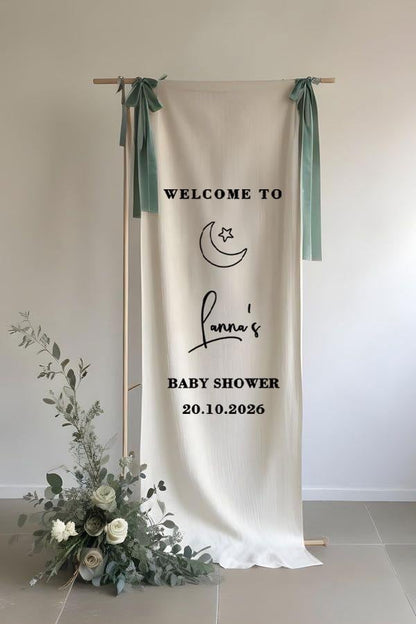 Custom Baby Shower Sign, Custom Baby Shower Welcome Sign, Editable Printable Baby Shower Party Decoration, Custom Baby Shower Decor
