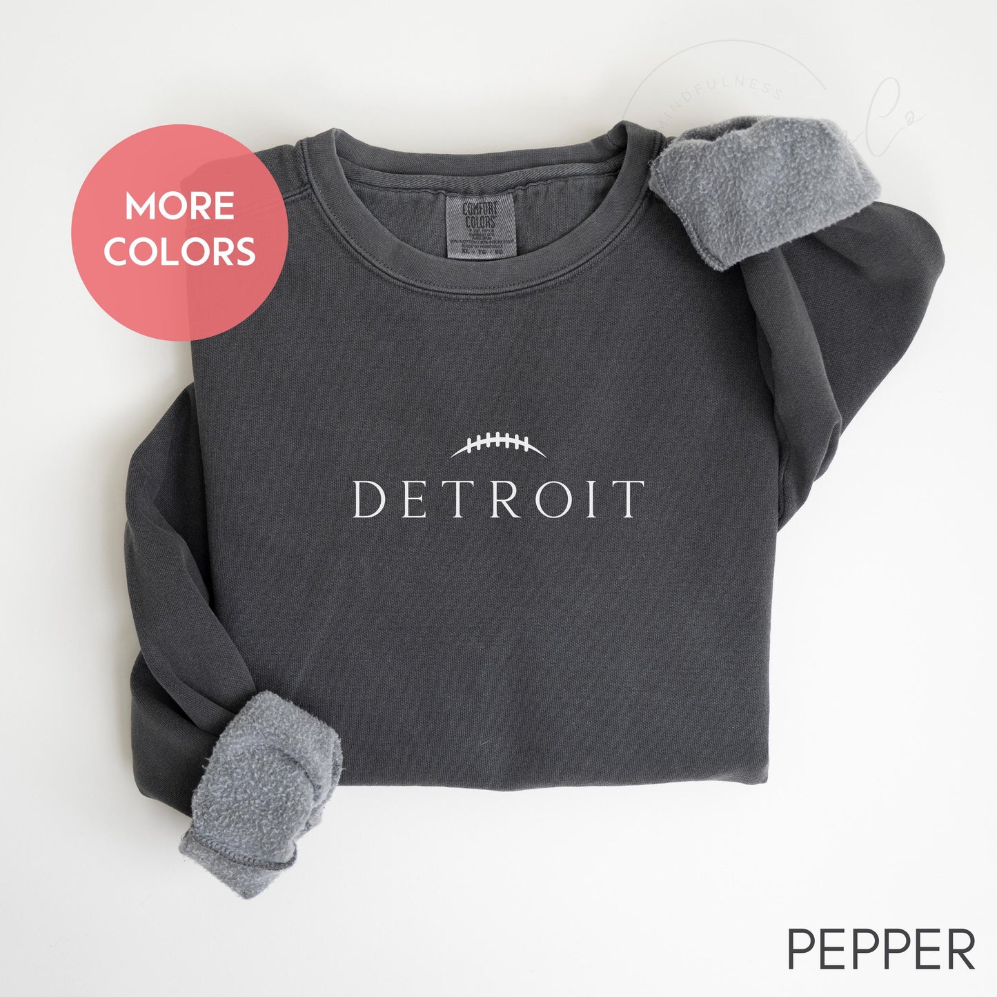 Detroit Football Retro 90s Style Sweatshirt, Game Day Shirt, Detroit Football Shirt, Sunday Football Shirt, Detroit Crewneck Tee