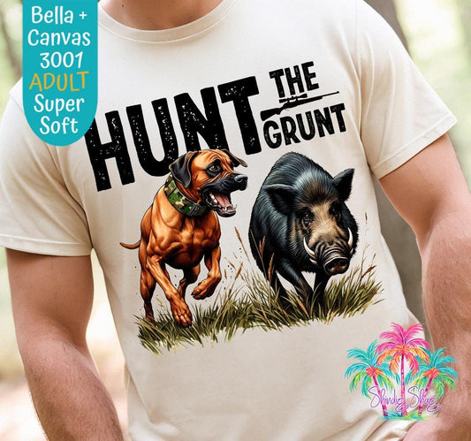 Hog Hunting Graphic Tee: Outdoorsman Unisex T-Shirt