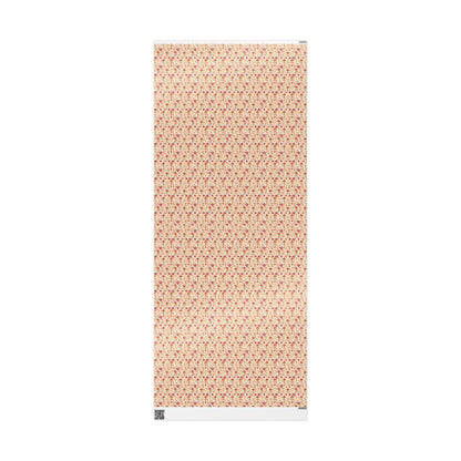 Christian Wrapping Paper for Baptism | Watercolor Coquette Gift Wrap | Christening Present Paper for Baby Girls #6