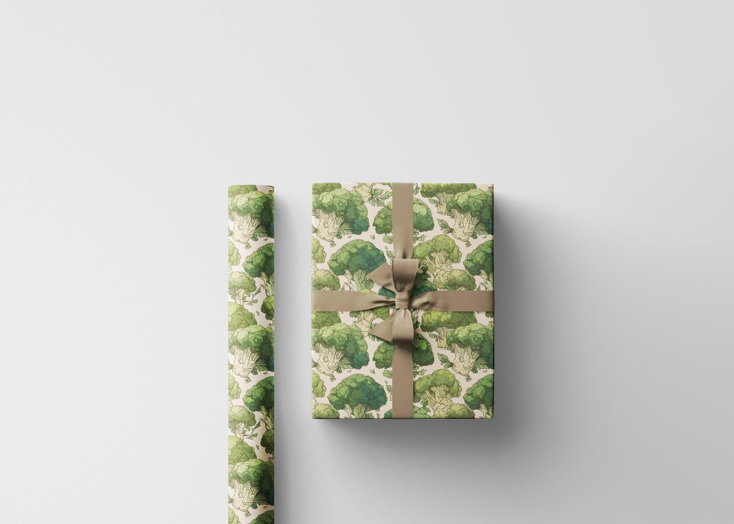 Farmers Market Broccoli Wrapping Paper Roll with Fruits Vegetables Rustic Farm Fresh Produce Farmhouse Eco Kitchen Gift Wrap #8