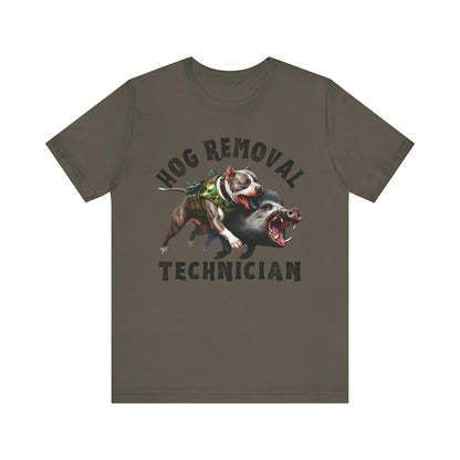 Hog Removal Technician T-Shirt: Funny Hunting Gift for Wildlife Lovers