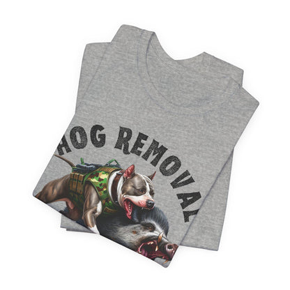 Hog Removal Technician T-Shirt: Funny Hunting Gift for Wildlife Lovers
