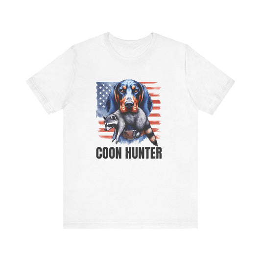 Adult Coon Hunter Tee - Hunting Shirt, Raccoon Shirt, Outdoorsman, Father's Day Shirt, Funny Graphic Tee, Coon Hunting, Outdoor Life