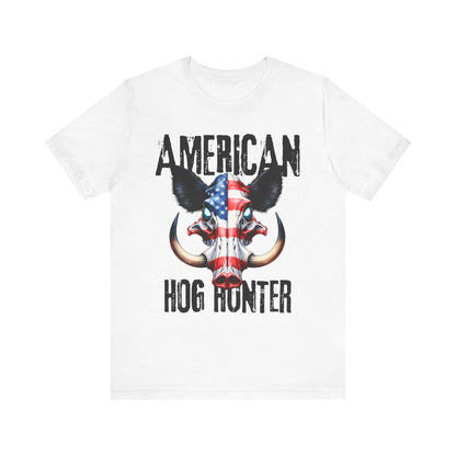 Adult American Hog Hunter Tee: Soft Graphic T-shirt for Hunters