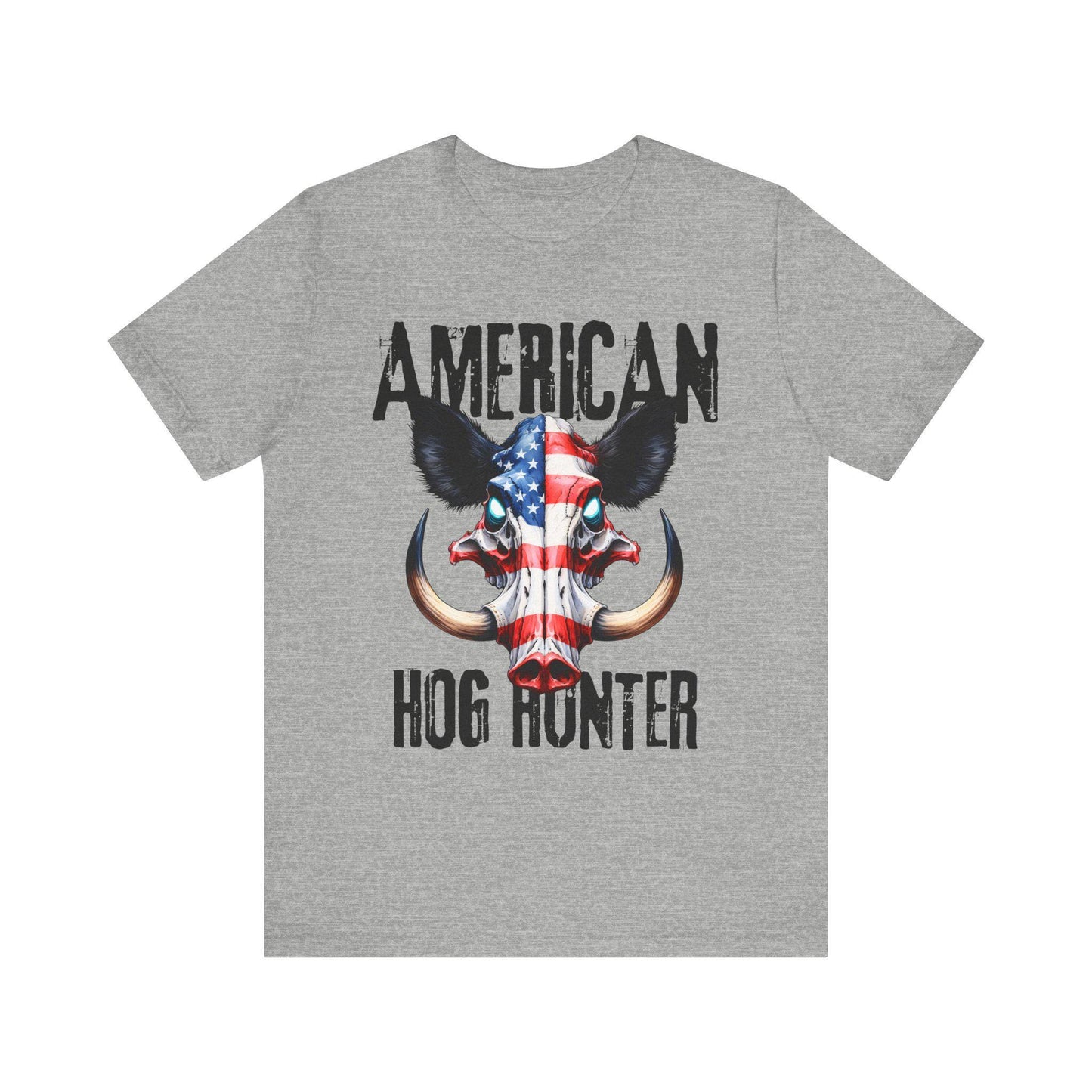 Adult American Hog Hunter Tee: Soft Graphic T-shirt for Hunters