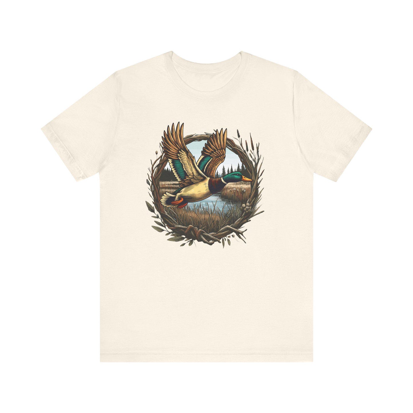 Mallard Duck Graphic Tee: Outdoorsman Gift