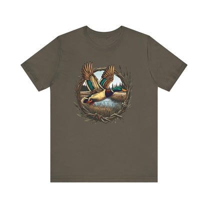 Mallard Duck Graphic Tee: Outdoorsman Gift