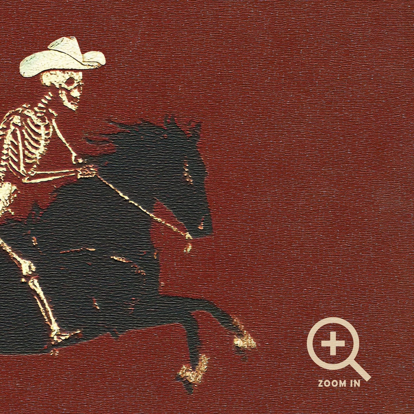 Skeleton Cowboy Illustration Bucking Bronco Print Gothic Wall Decor Horse Poster Quirky Art Western Poster Retro Rodeo Art Cowgirl Wall Art