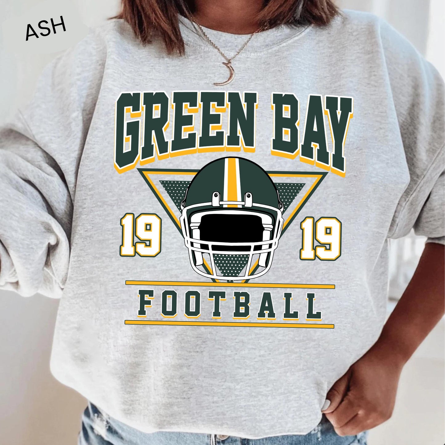 Vintage Green Bay Football Sweatshirt, Green Bay Football Shirt, Green Bay Mascot Sweatshirt, Retro Sports Fan Shirt, Game Day Gift T-Shirt