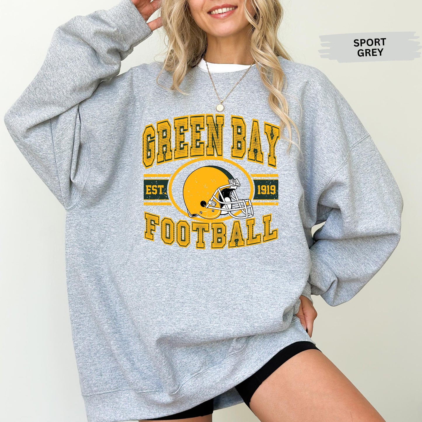 Vintage Green Bay Football Sweatshirt, Green Bay Football Shirt, Green Bay Mascot Sweatshirt, Retro Sports Fan Shirt, Game Day Gift T-Shirt