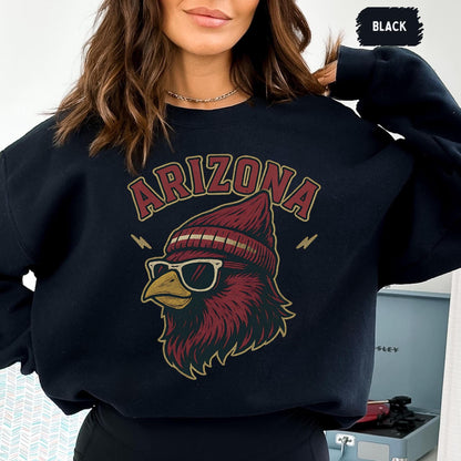 Arizona Football Sweatshirt, Retro Sports Fan Shirt, Game Day Gift Tee, Arizona Mascot Sweatshirt, Arizona Football Fan, Arizona Team Shirt