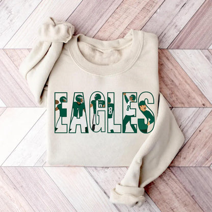 Philadelphia Football Vintage Style Sweatshirt, Philadelphia Football Shirt, Sunday Football Shirt, Philadelphia Retro Crewneck, Game Day