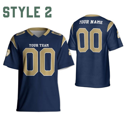Custom Apparel for Fans and Players, Custom Famous Team Ram Football jersey Collection, Football Fan Gift, Game Day Outfit