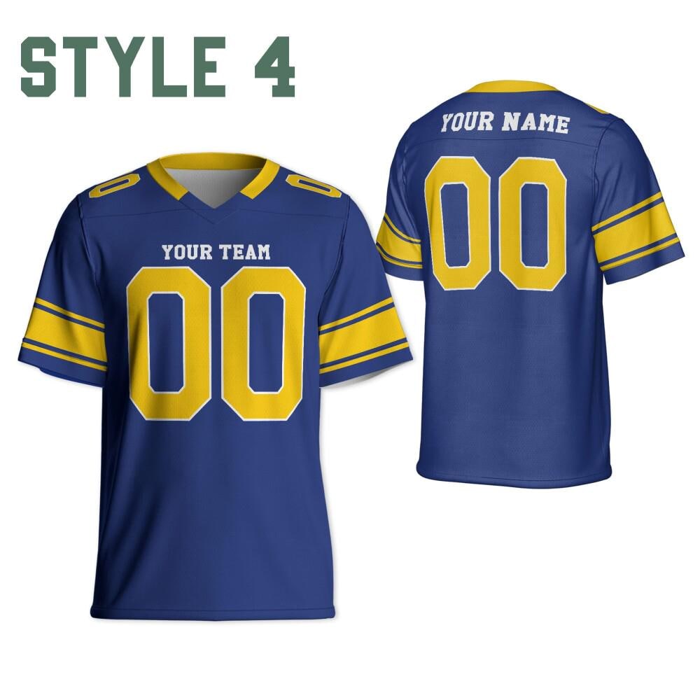 Custom Apparel for Fans and Players, Custom Famous Team Ram Football jersey Collection, Football Fan Gift, Game Day Outfit
