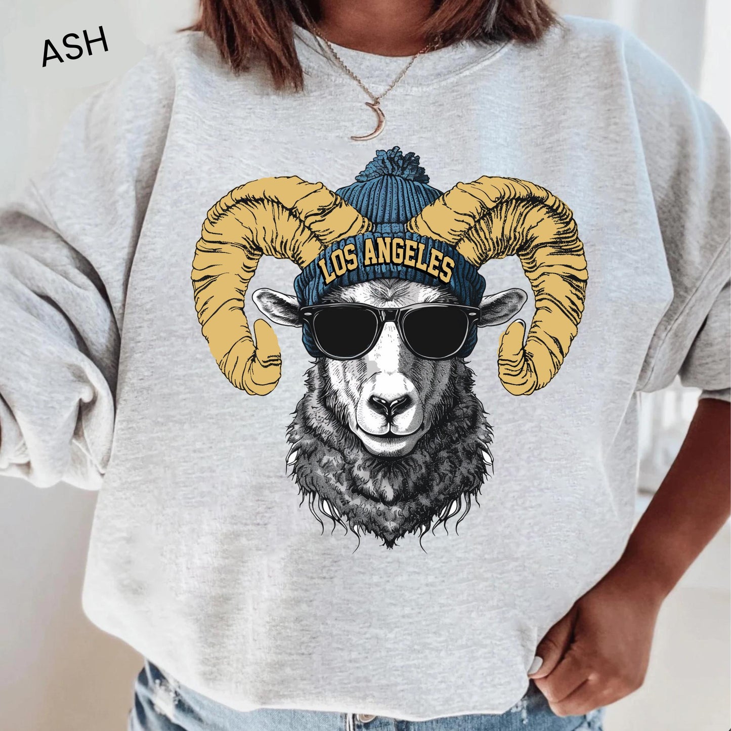 Los Angeles Team Mascot Sweatshirt, Los Angeles Football Sweatshirt, Game Day Sweatshirt, LA Game Day Sweatshirt, Retro LA Fan T-Shirt