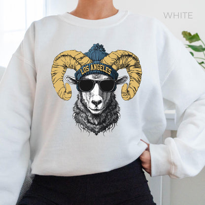 Los Angeles Team Mascot Sweatshirt, Los Angeles Football Sweatshirt, Game Day Sweatshirt, LA Game Day Sweatshirt, Retro LA Fan T-Shirt