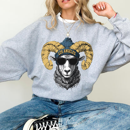 Los Angeles Team Mascot Sweatshirt, Los Angeles Football Sweatshirt, Game Day Sweatshirt, LA Game Day Sweatshirt, Retro LA Fan T-Shirt