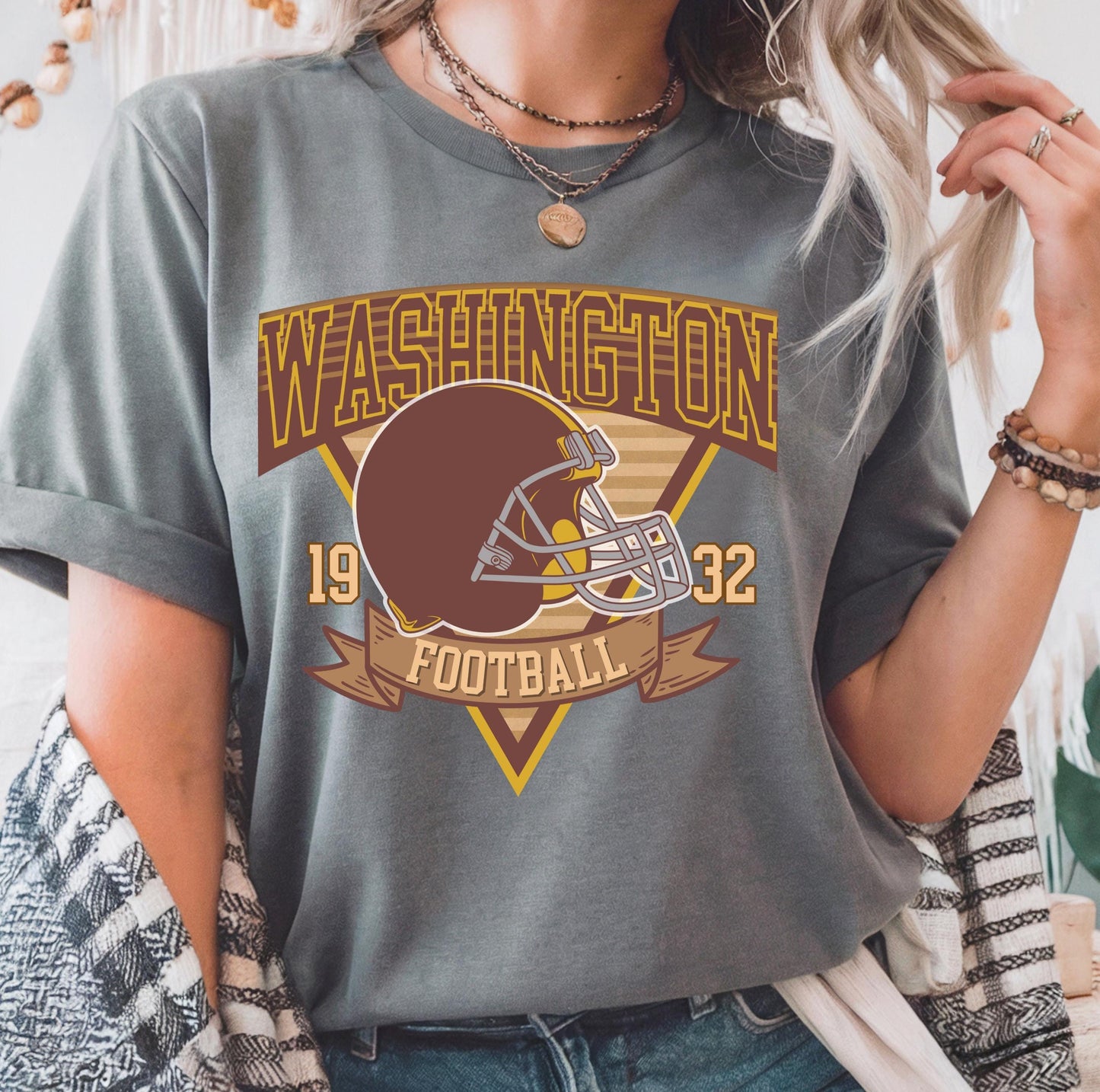 Washington Football 90s Style Sweatshirt, Washington Crewneck Commander Shirt, Washington Fan Gift, Sunday Football Shirt, Game Day