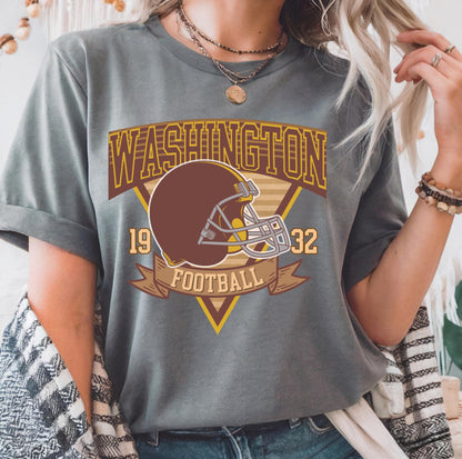 Washington Football 90s Style Sweatshirt, Washington Crewneck Commander Shirt, Washington Fan Gift, Sunday Football Shirt, Game Day