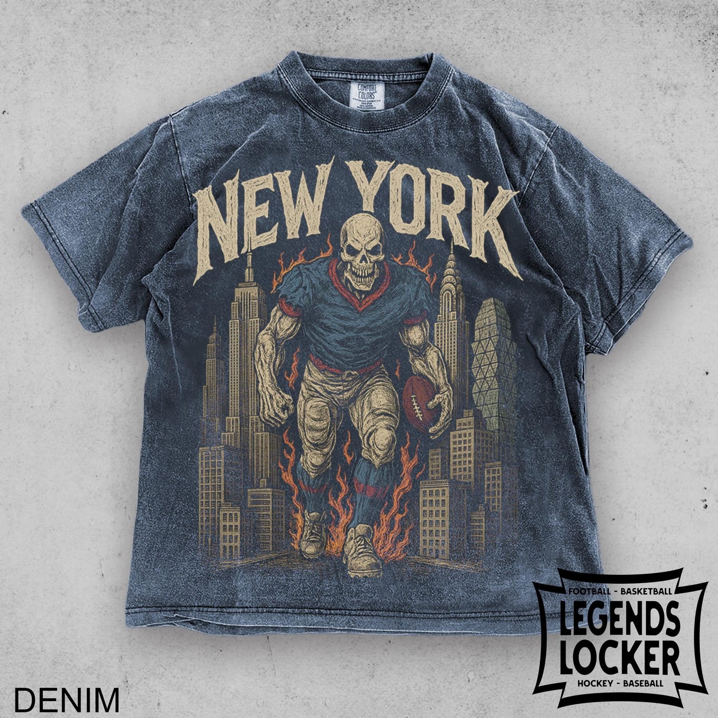 New York Giants Football T-Shirt, Vintage Football Graphic Tee, Old School Sunday Football Shirt, Giants Fan Apparel