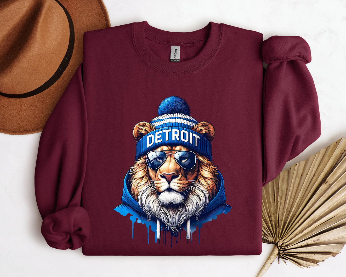 Detroit Football Sweatshirt And Hoodie, Detroit Football Sports Gear,  Detroit Game Day Shirt, Detroit Football Varsity Shirt