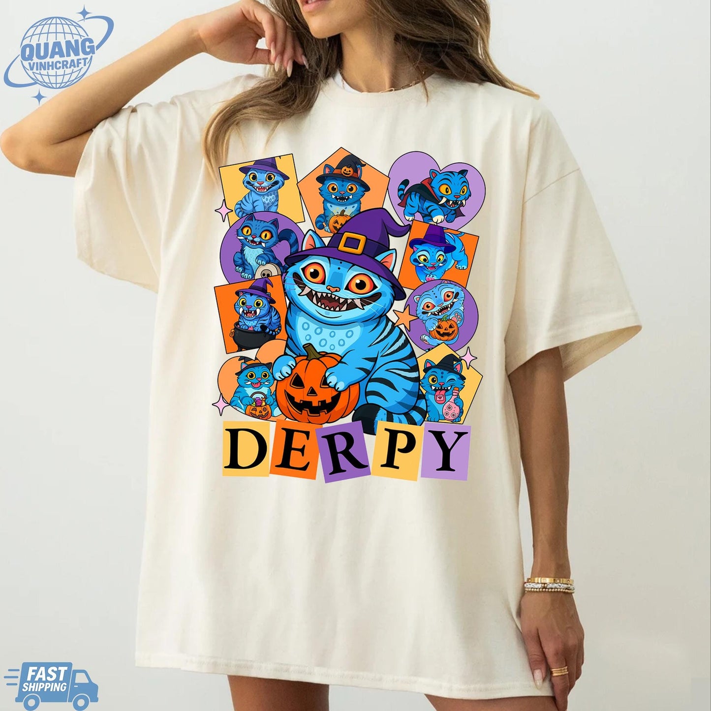 Kpop Demon Hunters Tiger Halloween Shirt, Merch Kpop Shirt, Hunters Tiger fan, Derpy Tiger And Bird Demon Hunter Tiger Tee,Cute Horror Tiger