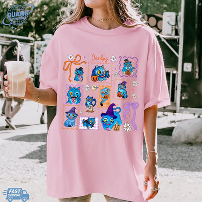 Kpop Demon Hunters Tiger Halloween Shirt, Merch Kpop Shirt, Hunters Tiger fan, Derpy Tiger And Bird Demon Hunter Tiger Tee,Cute Horror Tiger