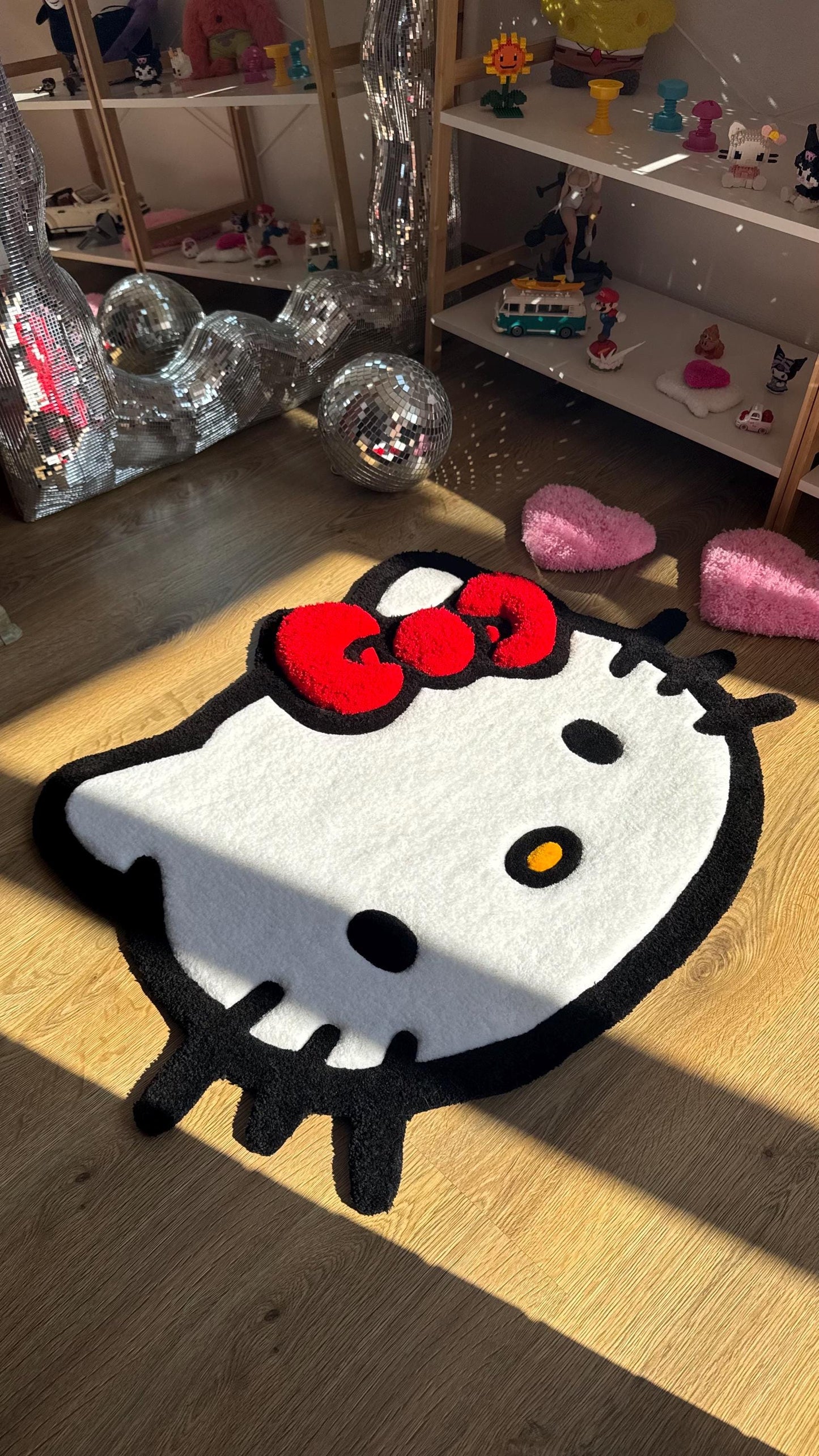 custom 3D Puffy tufting rug | fully handmade