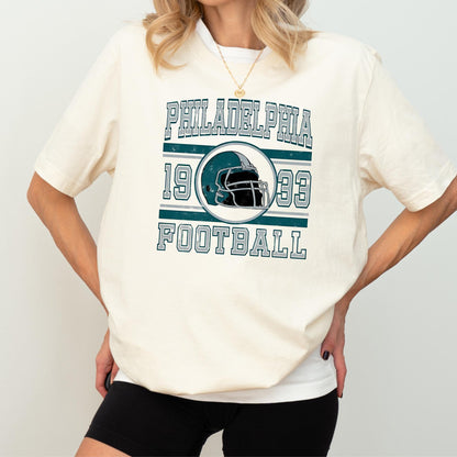 Philadelphia Eagles Crewneck Sweatshirt: Jason Kelce, Comfort Colors Tee