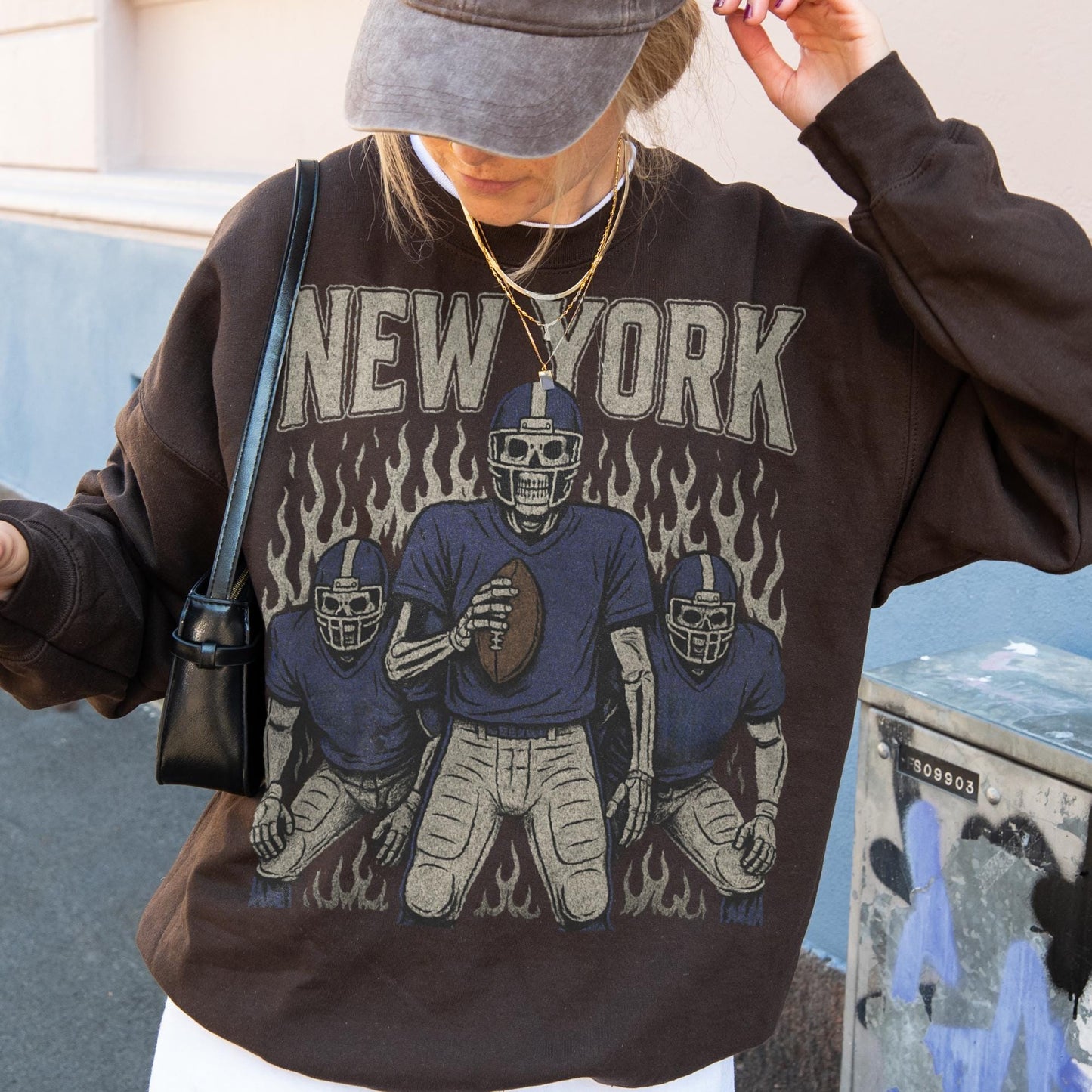 Retro Giant Sweatshirt, New York Football Crewneck, NY Giant Shirt, New York Football Shirt, New York Fan Gift, New York Shirt