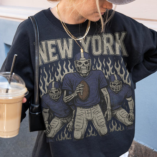 Retro Giant Sweatshirt, New York Football Crewneck, NY Giant Shirt, New York Football Shirt, New York Fan Gift, New York Shirt