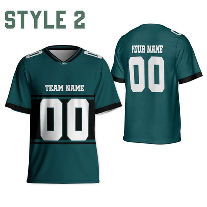 Personalized Name & Number Free Style Sports, Custom Team Eagle Football Jersey orange and white jersey, Jersey Gift for Him