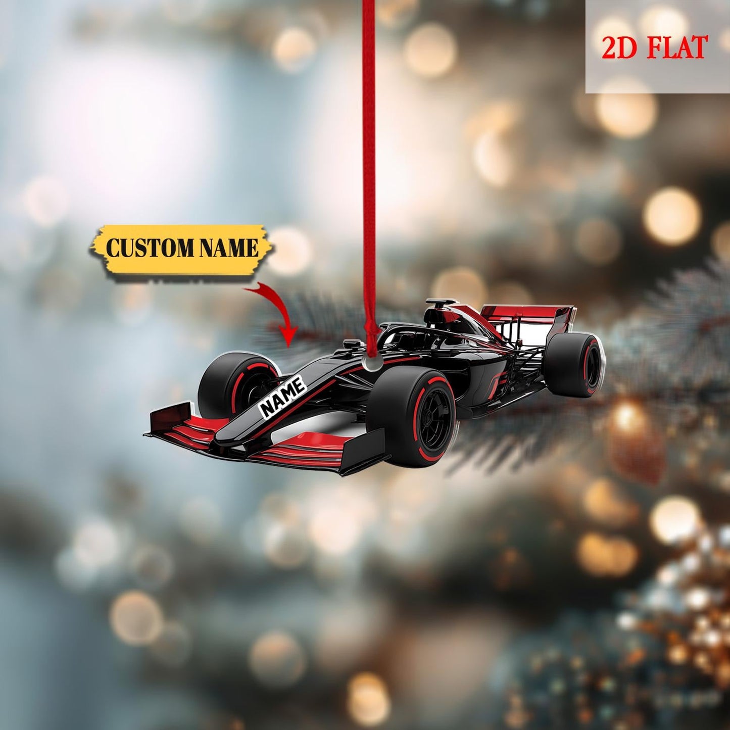 Personalized Off-Road Car Christmas Ornament, Car Lovers Ornament, Christmas Gift Car Driver Xmas Decoration, Drives Hanging Xmas Ornaments