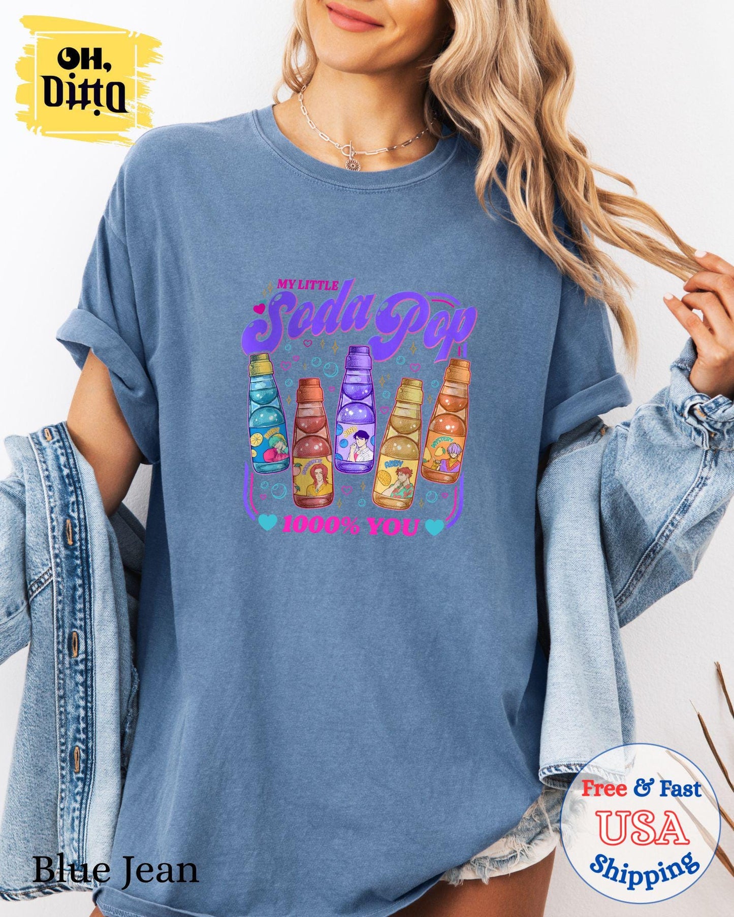 Saja Boys Soda Pop Kpop Demon Hunters Shirt, Saja Boys Shirt, Jinu Tee, Soda Pop Shirt, Kpop Movie Shirt, Kpop Demon Boy Band Shirt, Kpop