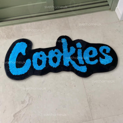 Cookies inspired rug piece for wall or floor