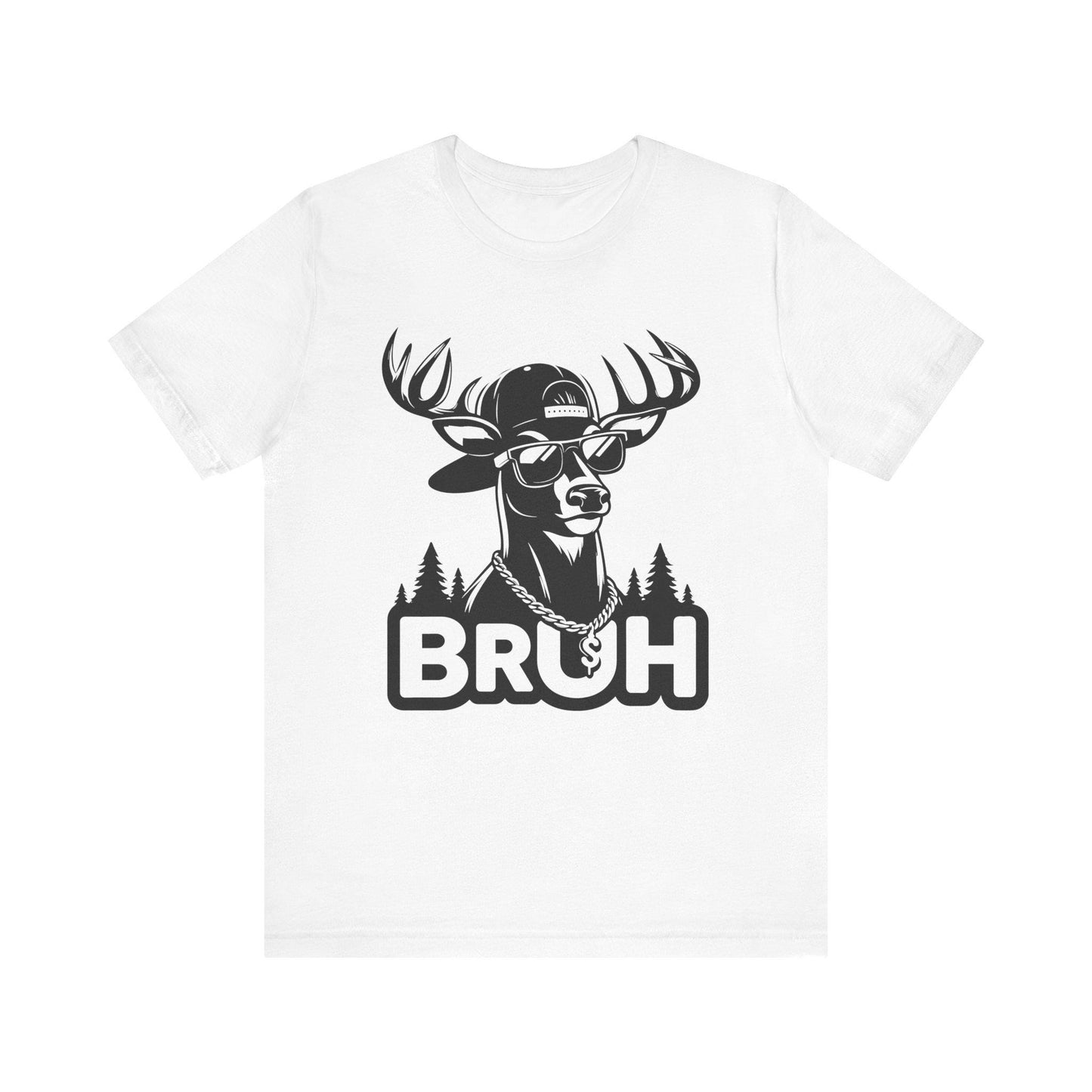 BRUH Deer Graphic Tee: Funny Hunting T-Shirt