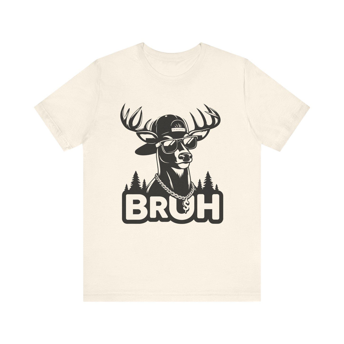 BRUH Deer Graphic Tee: Funny Hunting T-Shirt