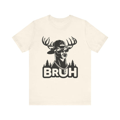 BRUH Deer Graphic Tee: Funny Hunting T-Shirt
