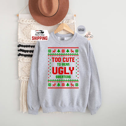 Santa Sweatshirt, Christmas Ugly Sweatshirt, Funny Christmas Hoodie, Cute Christmas Sweatshirt, Holiday Season Sweatshirt, Christmas Gift