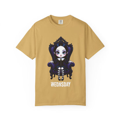 Gothic Tee, Halloween Shirt, Unisex T-shirt, Cute Wednesday Addams, Cult Classic Apparel, Casual Streetwear, Gifts for Fans, Gifts For Her